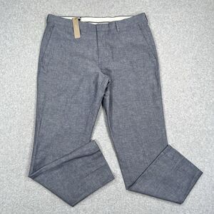 NEW J Crew Ludlow Slim Unstructured Suit Pants Mens 33 x 30 Cotton Linen Somelos